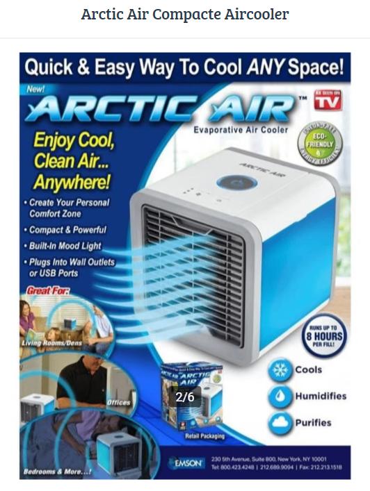 Air Compacte - Arctic Aircooler, Caravans en Kamperen, Ophalen of Verzenden, Nieuw