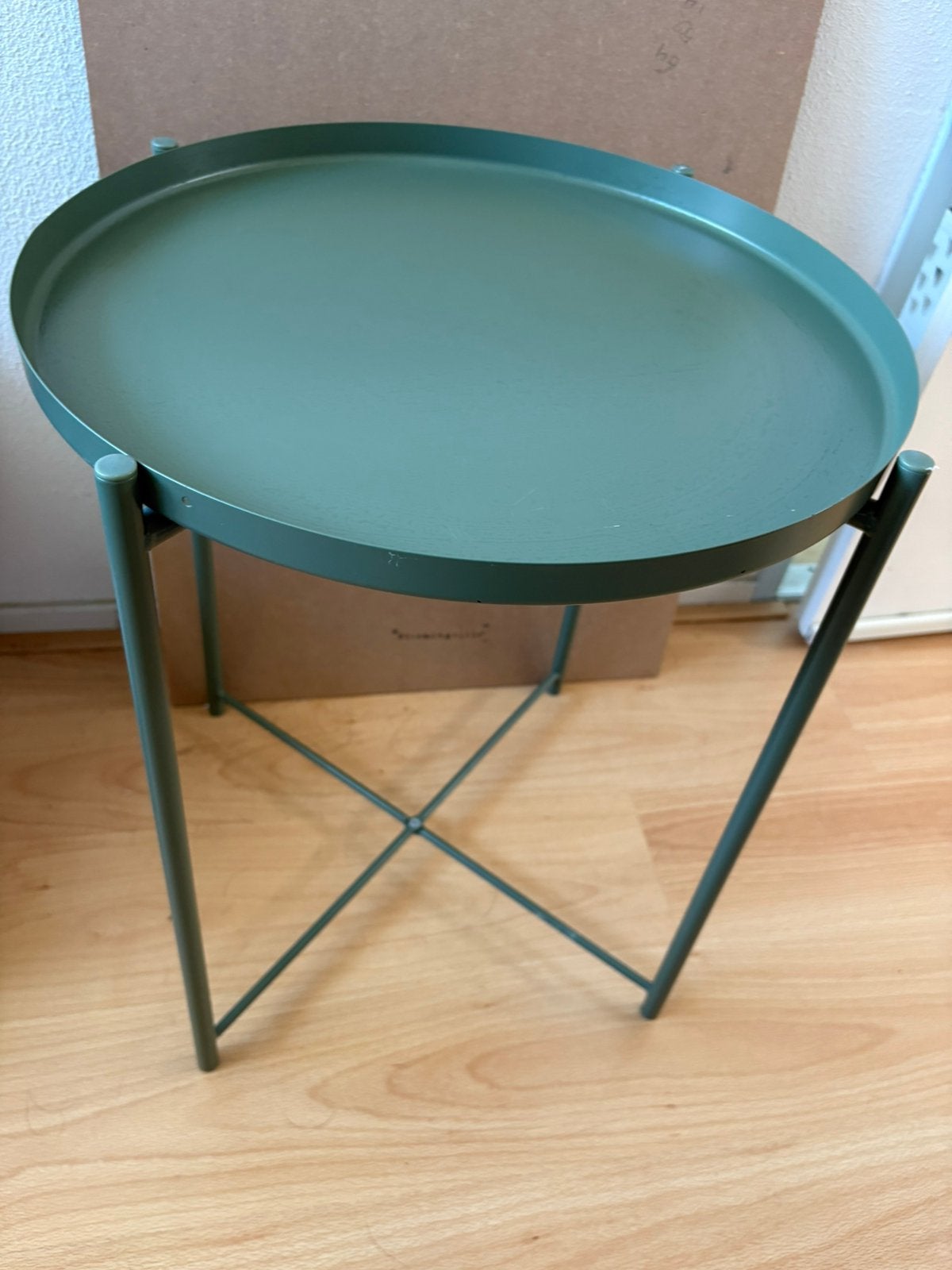 Ikea Gladom groen, Minder dan 55 cm, Gebruikt, Metaal of Aluminium, Rond