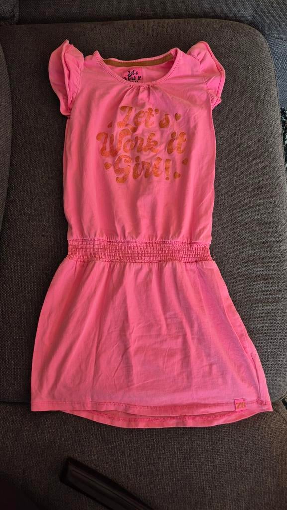 Z8 jurkje roze maat 128/134, Kinderen en Baby's, Kinderkleding | Maat 134, Gebruikt, Meisje, Z8, Ophalen of Verzenden