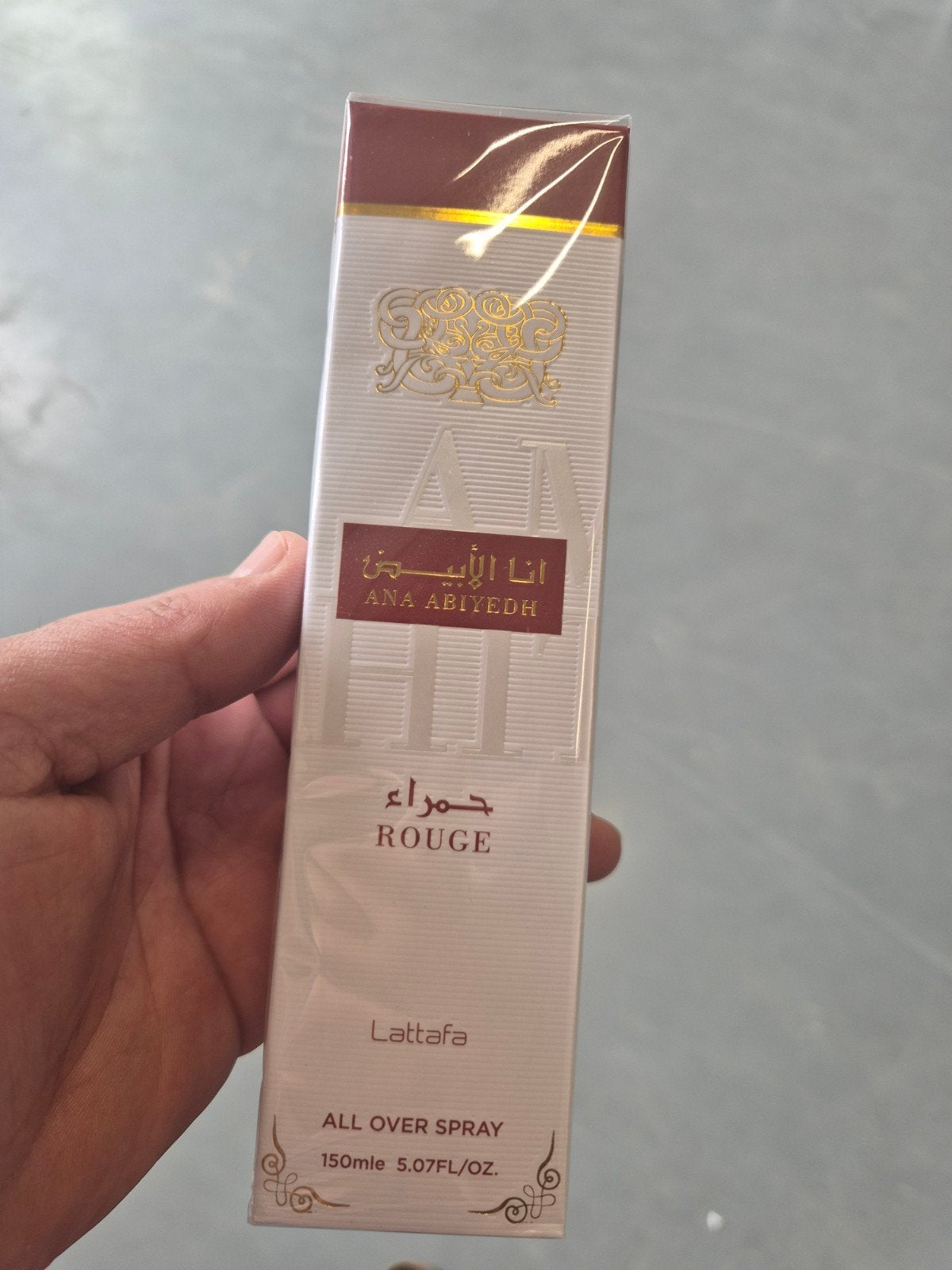 Lattafa Ana Abiyedh Rouge All Over Spray 150ml, Ophalen of Verzenden, Nieuw