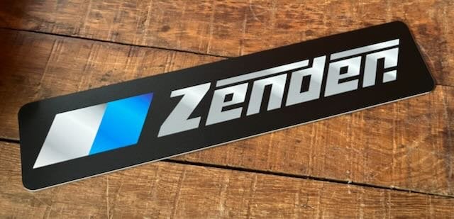 ZENDER  showroom  kentekenplaat - reclamebord, Ophalen of Verzenden, Nieuw, Auto's