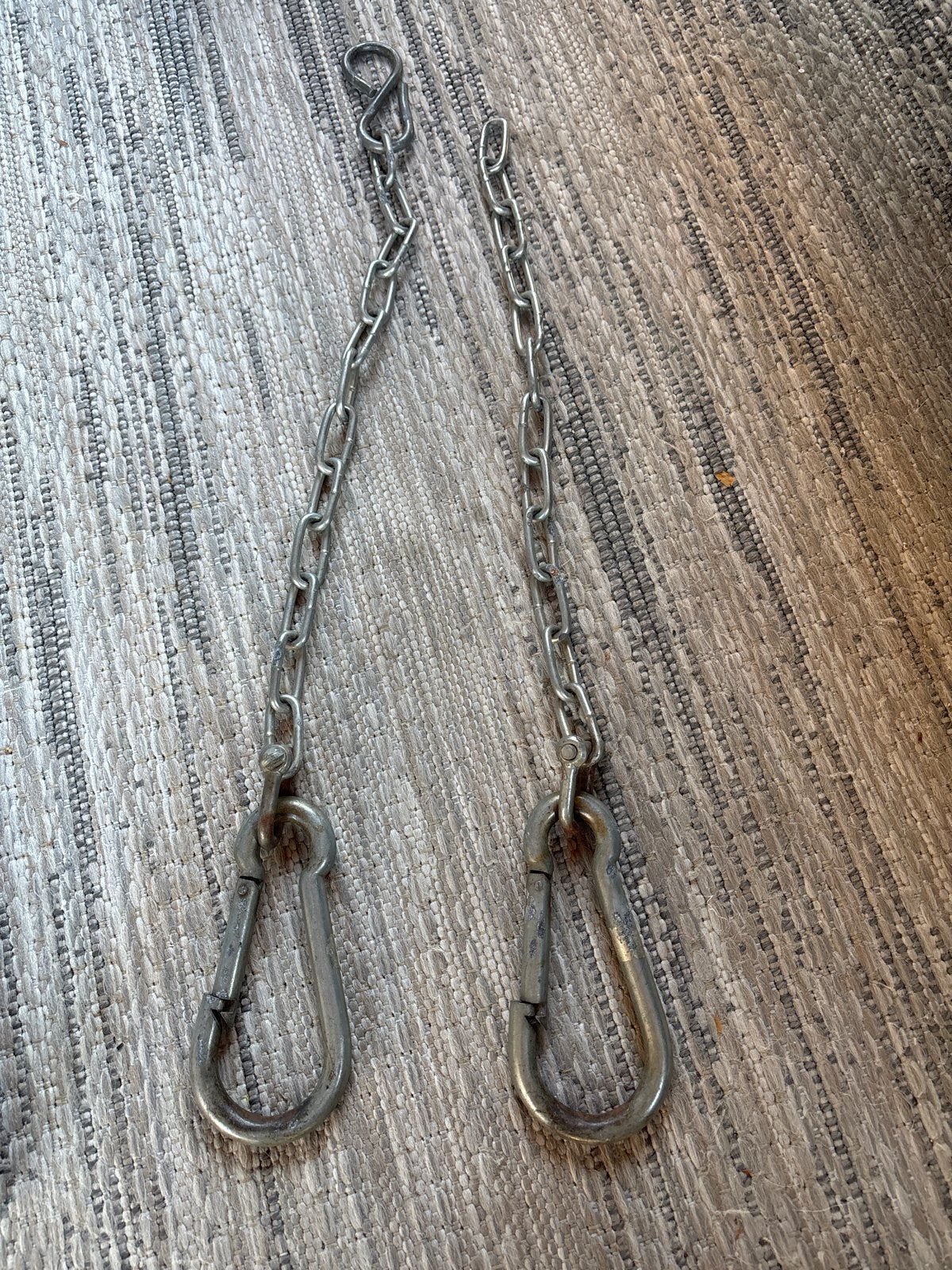 Ketting met karabijnhaken - Diverse toepassingen, Ophalen of Verzenden, Gebruikt, 50 tot 100 mm, Overige typen