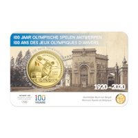 2,50 Euro Belgie 2020 Olympische Spelen - BU Coincard Kleur, Postzegels en Munten, Verzenden, België, Overige waardes, Losse munt