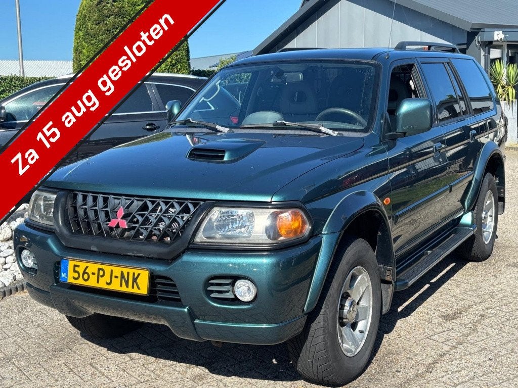 Mitsubishi Pajero Sport 2.5 TD GLS 2004 5-Persoons 181.000 K, Auto's, Gebruikt, 4 cilinders, Bedrijf, Grijs