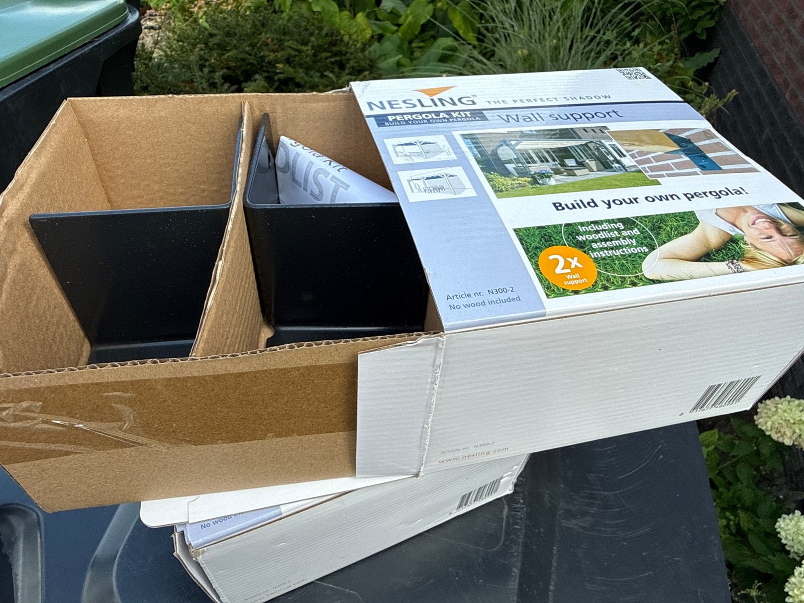 Nesling Pergola Kit Muursteun - Nieuw in doos (2 stuks), Ophalen, Nieuw, Tuinpaviljoen