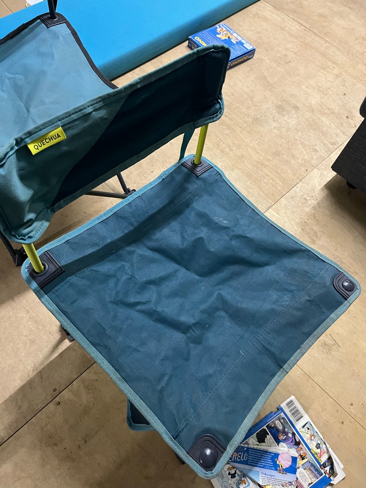 3 Decathlon Quechua Campingstoelen - Compact & Lichtgewicht, Caravans en Kamperen, Ophalen, Gebruikt, Campingstoel