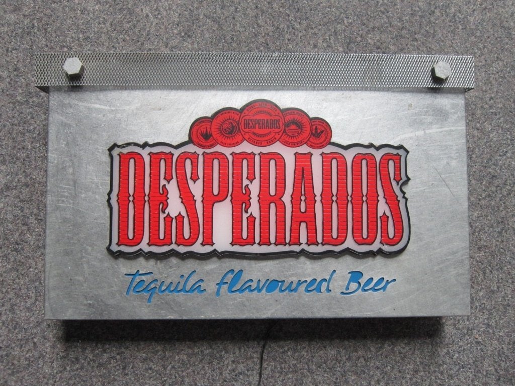 DESPERADOS BIER LED LICHTRECLAME, Ophalen, Gebruikt, Overige typen, Overige merken