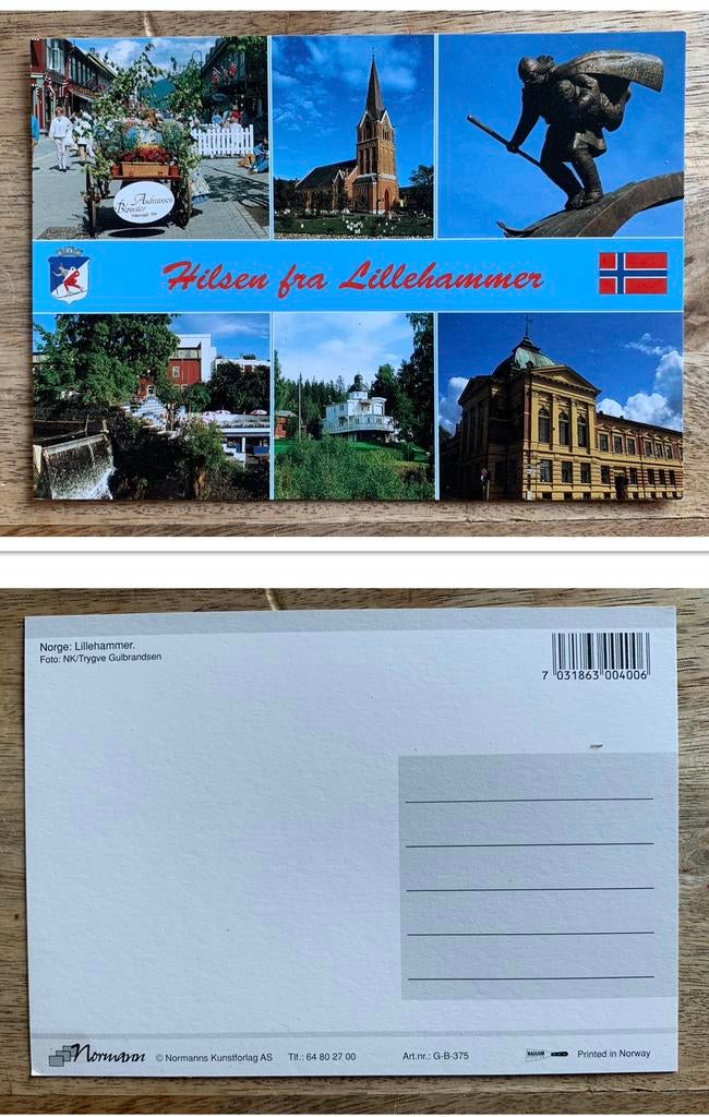 AnsichtKaart: Lillehammer, Ophalen of Verzenden