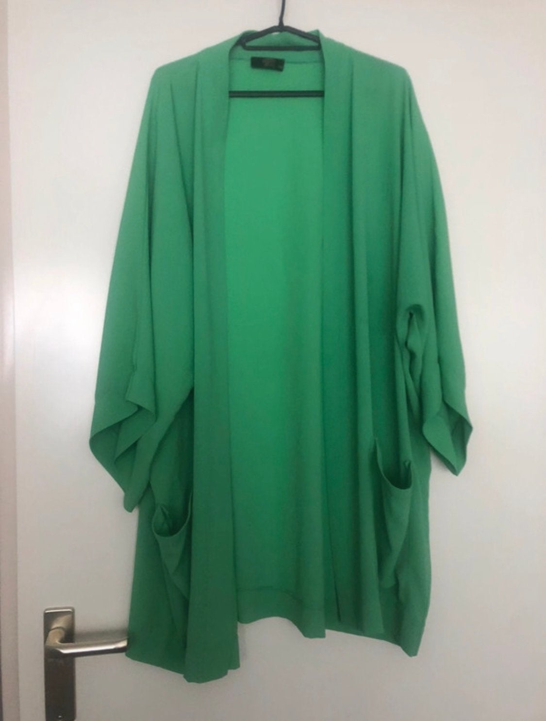 Appeltjes groene kimono maat S/M, Kleding | Dames, Ophalen of Verzenden, Zo goed als nieuw, Maat 38/40 (M), Groen