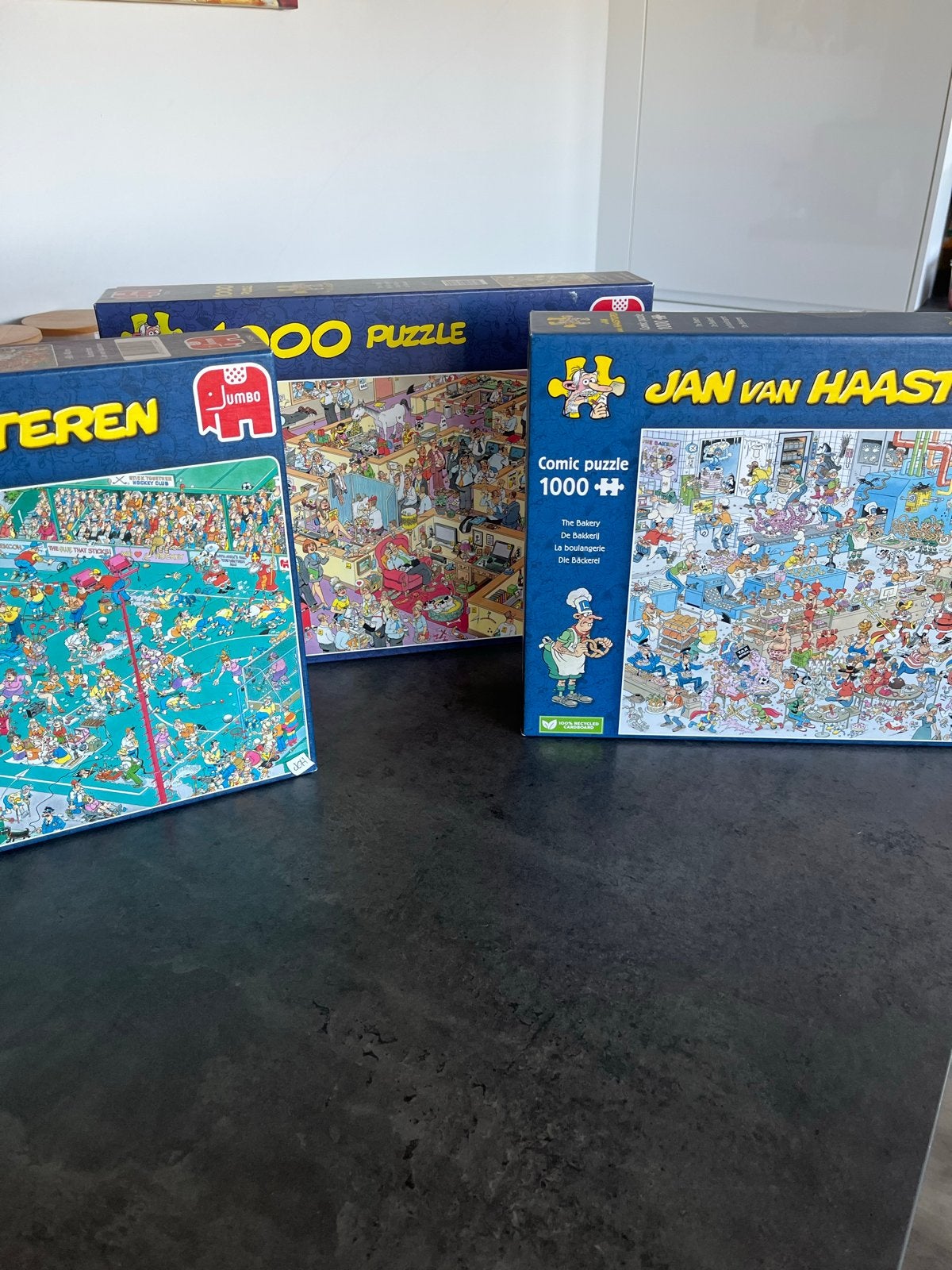 Jan van Haasteren puzzels 1000 stukjes, Ophalen, 500 t/m 1500 stukjes, Gebruikt, Legpuzzel