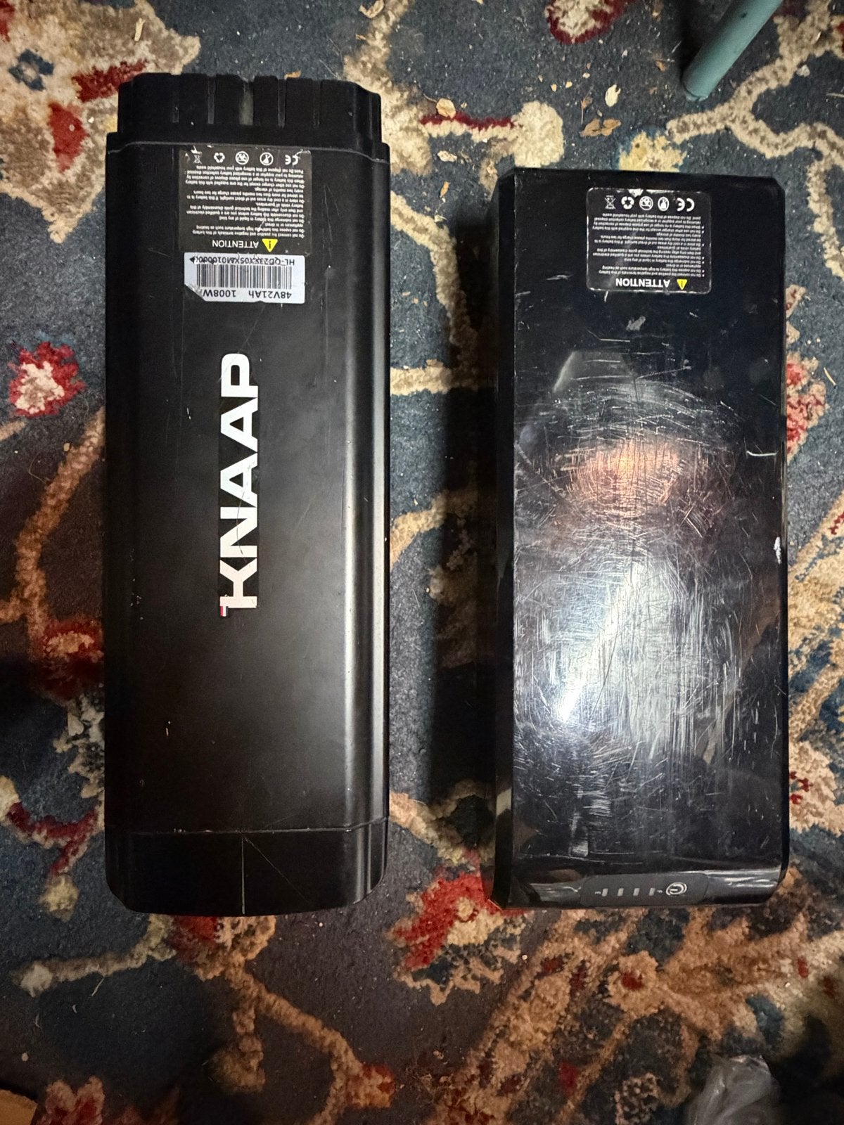 Twee originele KNAAP accu's (AMS & RTD) te koop, Ophalen of Verzenden, Gebruikt
