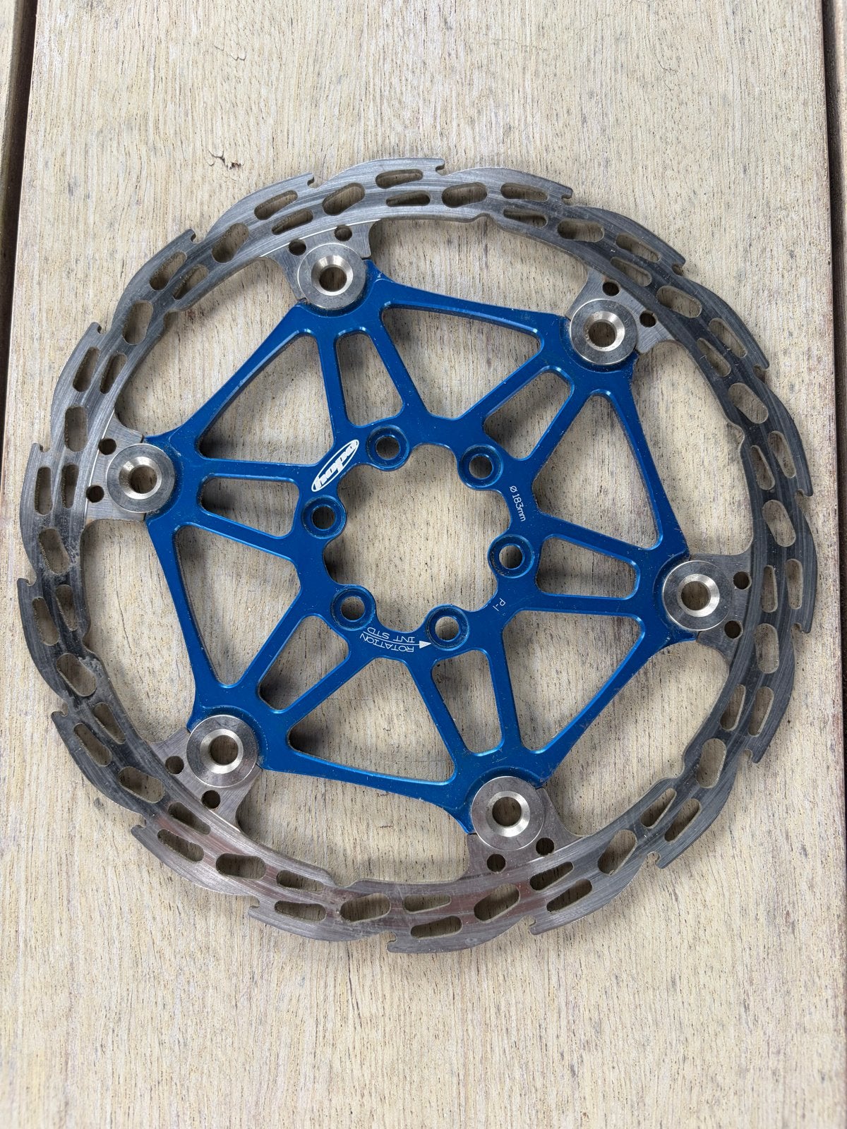 Hope remschijf 183mm, Fietsen en Brommers, Fietsonderdelen, Remmen, Ophalen of Verzenden, Zo goed als nieuw, Aluminium