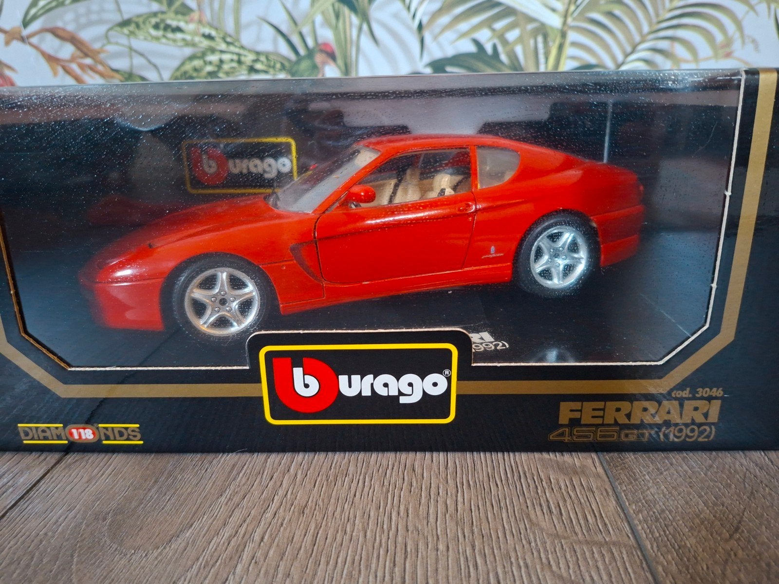 Burago Ferrari 456GT (1992), Hobby en Vrije tijd, Modelauto's | 1:18, Ophalen of Verzenden, Zo goed als nieuw, Auto, Bburago