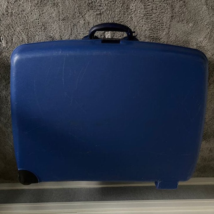Samsonite Koffer - 60x57x24 cm - slot Blauw hardcase, Ophalen, Gebruikt, 50 tot 60 cm, Hard kunststof