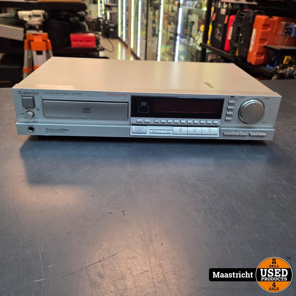 Technics SL-P333 CD-speler in prima staat, Audio, Tv en Foto, Cd-spelers, Technics, Gebruikt, Support@technics.com, 1-1, Takatsukadai, Takatsuki-shi
Osaka 569-0074
Japan