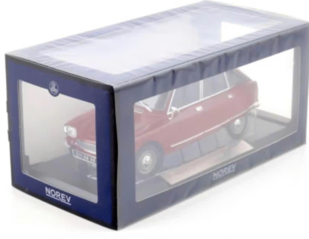 Citroen Ami 8 Club 1969 Rood 1/18 lim.ed NOREV ref. 181678, Hobby en Vrije tijd, Modelauto's | 1:18, Verzenden, Nieuw, Auto, Norev
