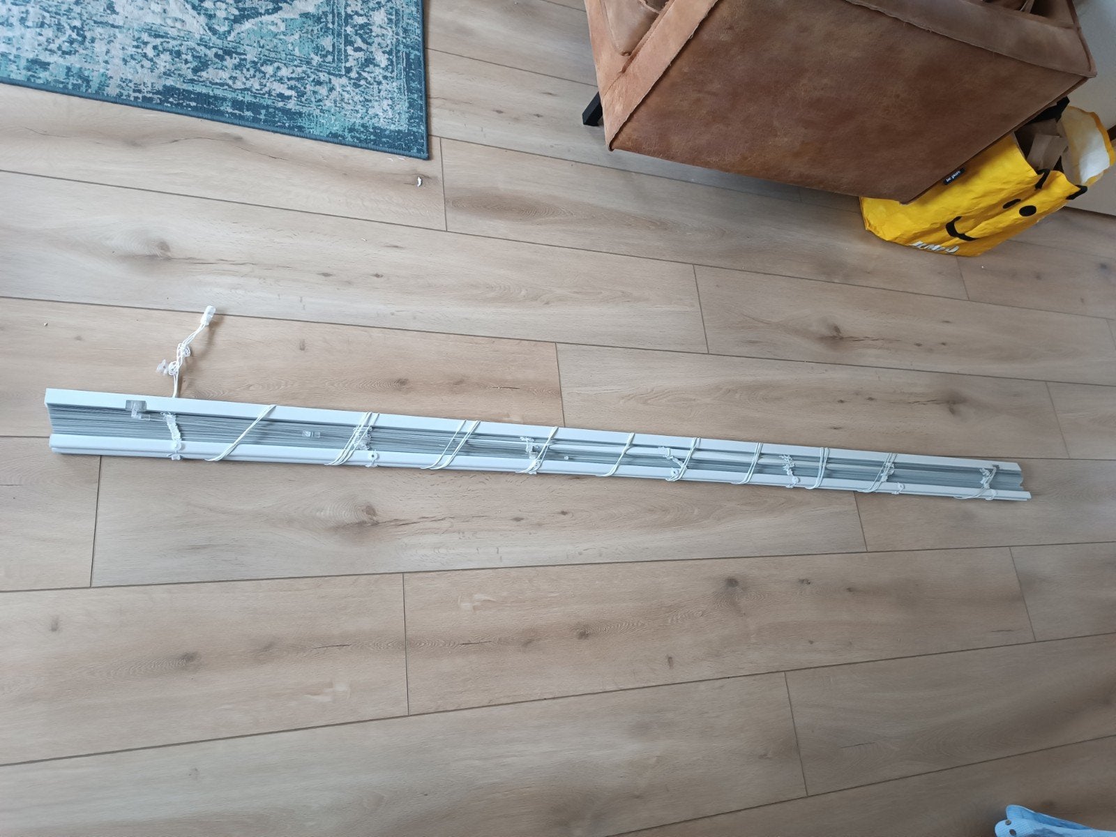 Witte luxaflex - vierkant 217*217cm, Huis en Inrichting, Ophalen, Jaloezie, Wit, 217 cm
