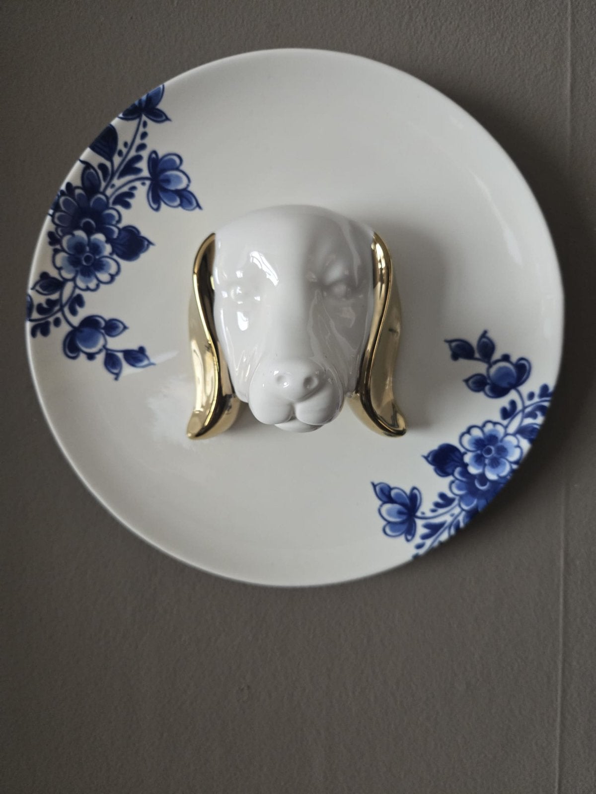 Heinen Delfst Blauw wandbord, Ophalen of Verzenden, Zo goed als nieuw