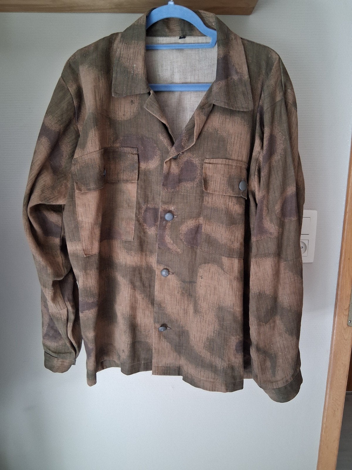 Duitse M44 tarnfeldbluse, Sumpftarn (repro), Verzamelen, Ophalen of Verzenden, Duitsland