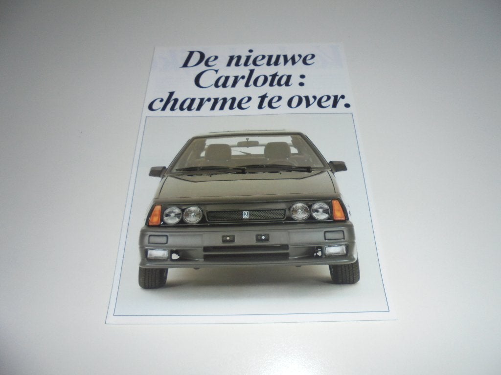 brochure Lada Carlota  1990, Ophalen of Verzenden, Nieuw, Overige merken