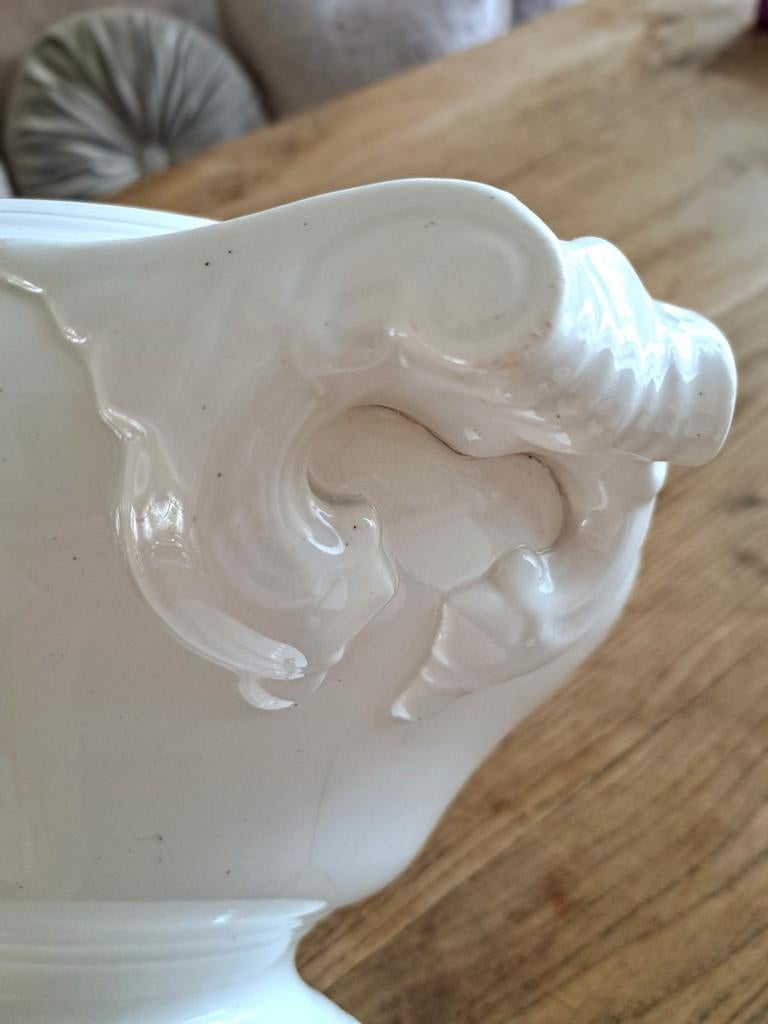 Prachtige Grote Brocante Soepterrine SCM uit 1905-1910, Antiek en Kunst, Ophalen