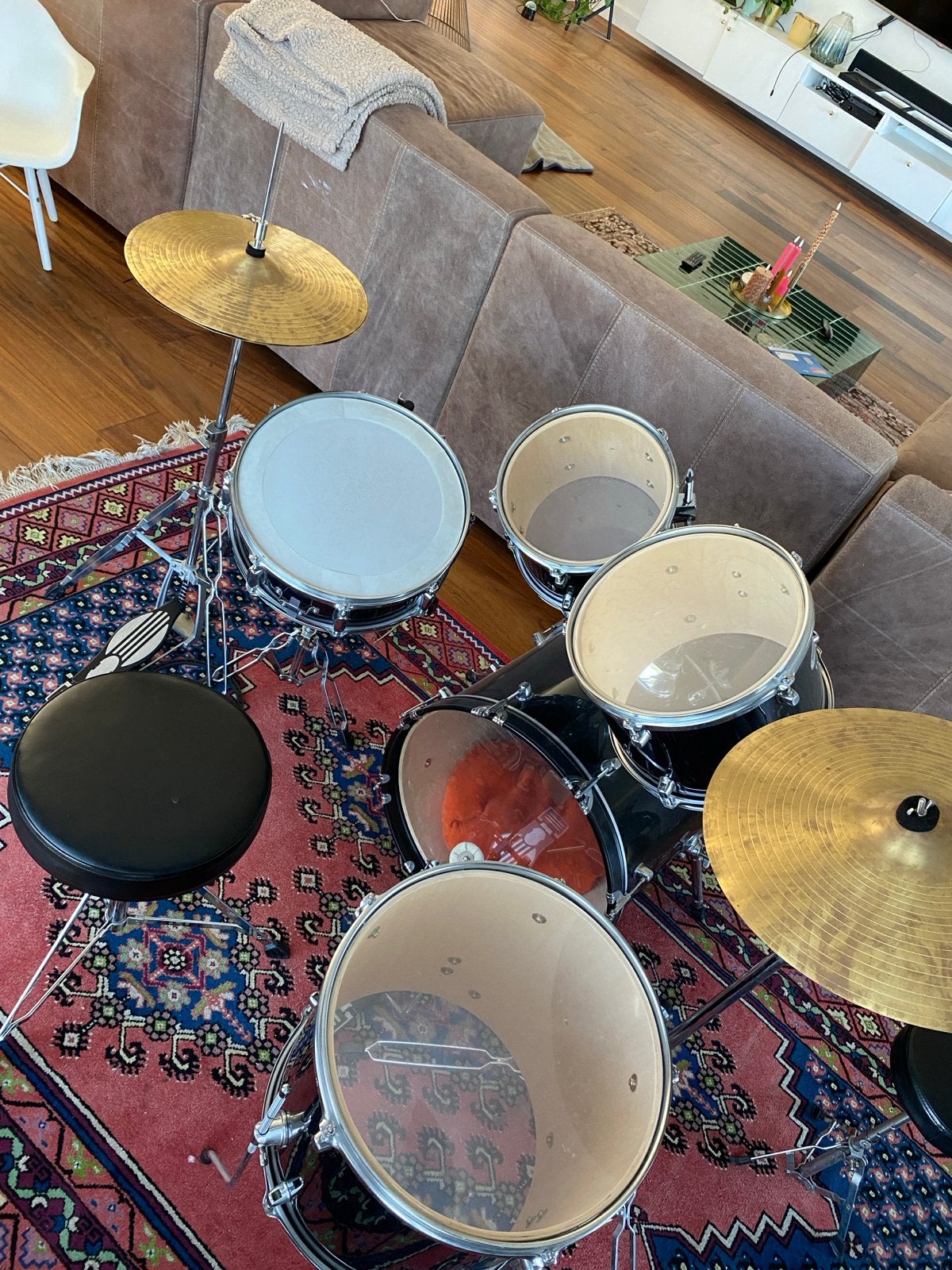 Tornado beginnersdrumstel - Ideaal voor de startende drummer, Ophalen, Gebruikt, Overige merken