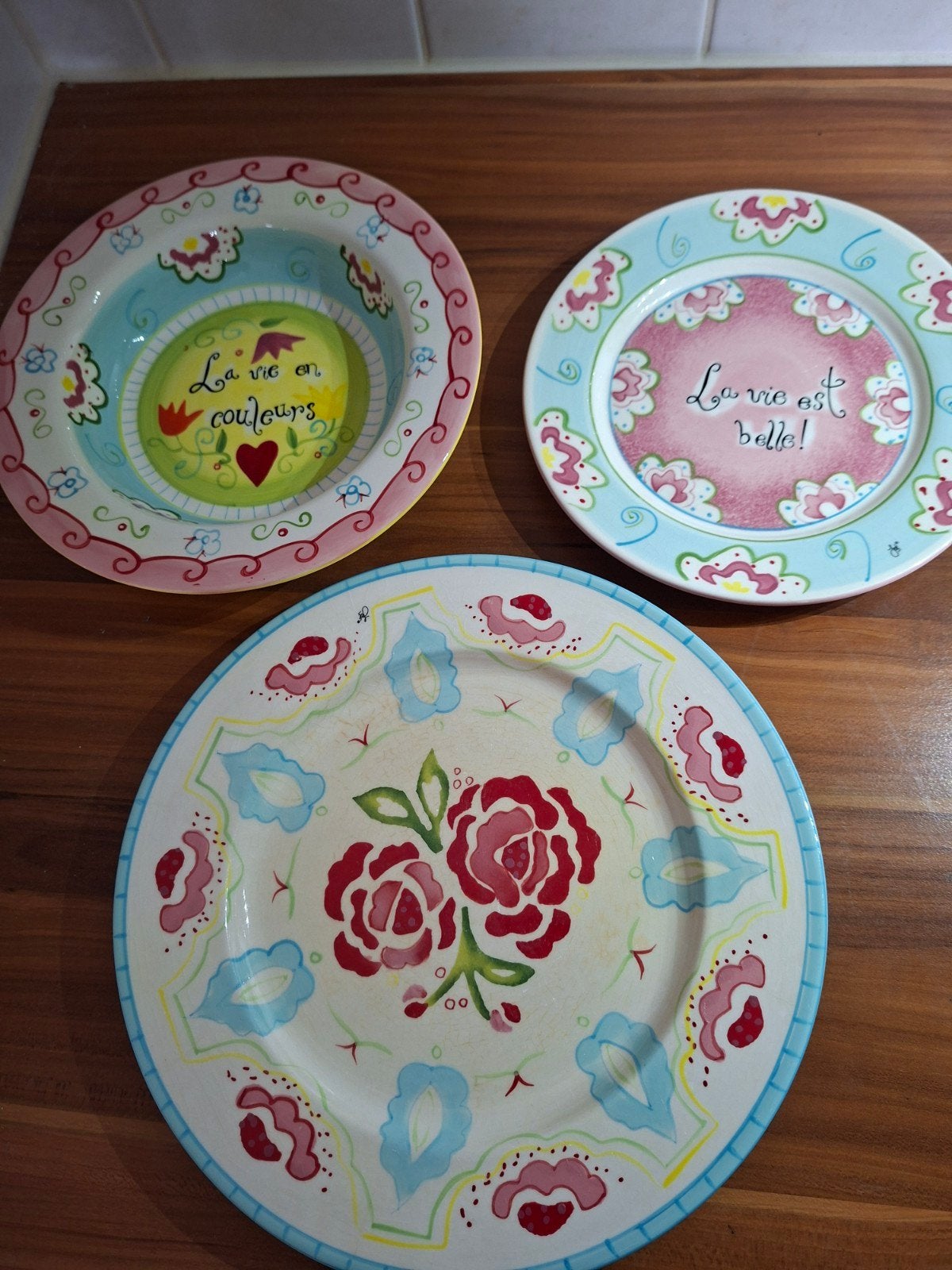 Servies van Jet by ter Steege - C'est la Vie, Ophalen, Gebruikt, Bord(en), Overige stijlen