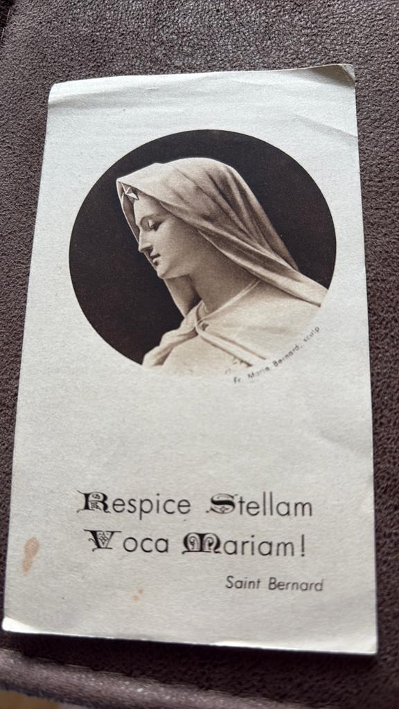Prentje witte paters 1946, Ophalen of Verzenden, Zo goed als nieuw, Kaart of Prent