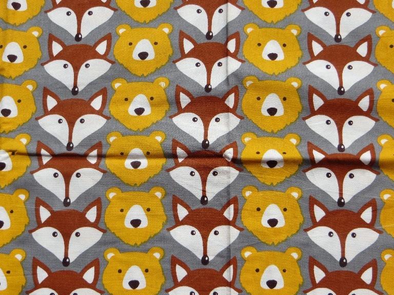Quilt patchwork, Naai, Knutsel stof nr 3146_3 dierenmotief, Hobby en Vrije tijd, Bruin, Nieuw, Ophalen of Verzenden, 30 tot 120 cm