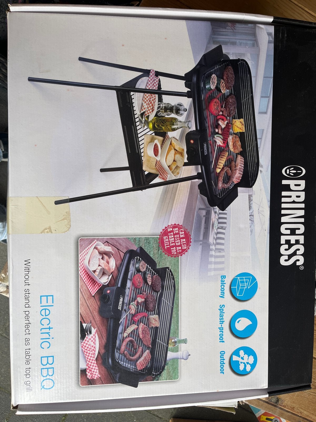 Princess Elektrische BBQ - Perfect voor Balkon & Tafel, Ophalen of Verzenden, Nieuw