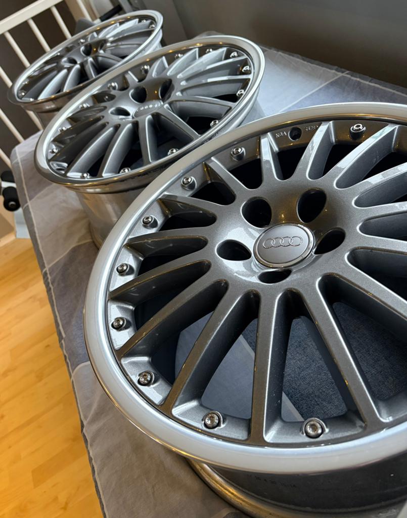 18” Audi Calito ( BBS RT250 ), Auto-onderdelen, Banden en Velgen, 18 inch, Velg(en), Ophalen of Verzenden, Gereviseerd