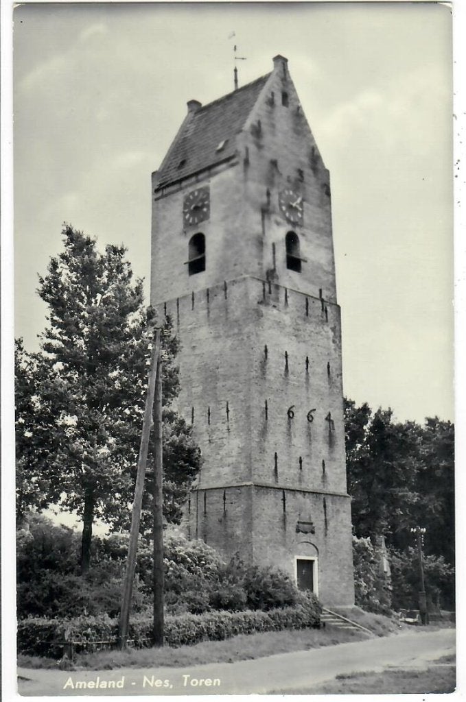 Ameland - Nes-Toren, Verzenden, 1940 tot 1960, Ongelopen, Waddeneilanden
