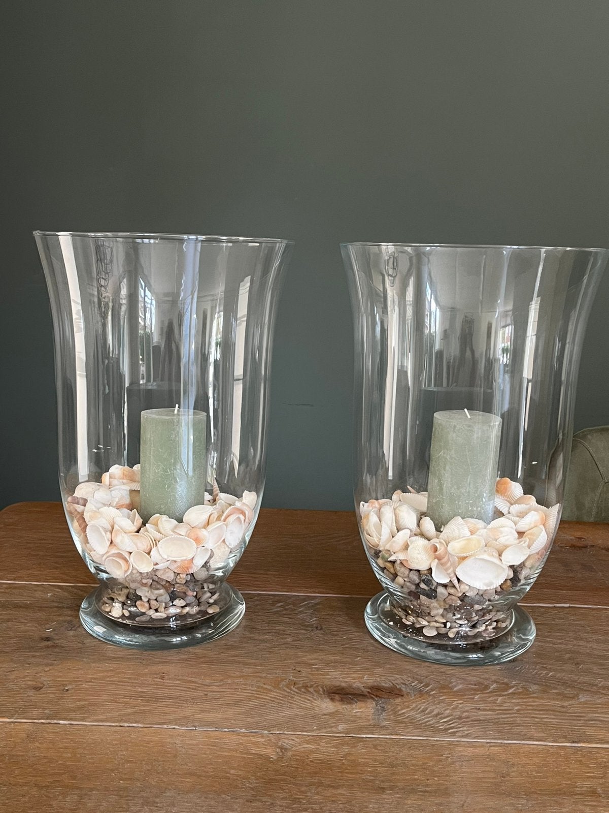 Windlichten, Huis en Inrichting, Glas, Ophalen, Zo goed als nieuw
