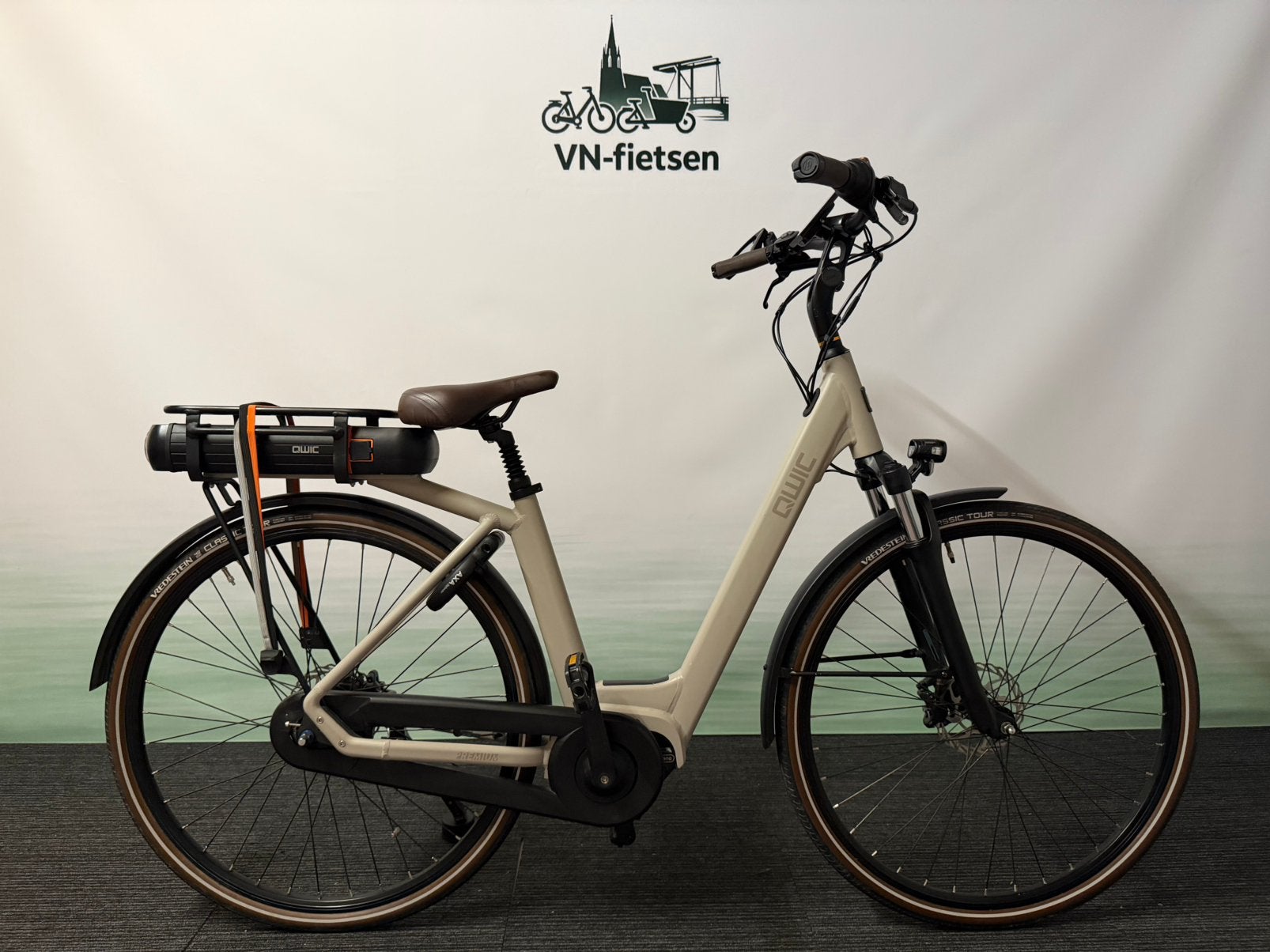 Topstaat Qwic elektrische MN7D+ Premium - 1109KM - 756WH !!, Ophalen, Qwic, Zo goed als nieuw, 47 tot 51 cm