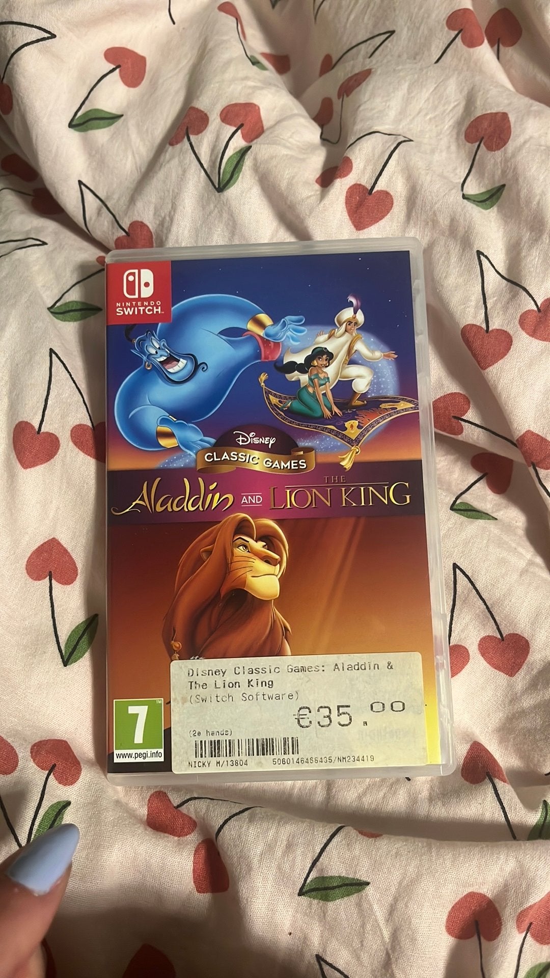 Aladdin and the lion king nintendo switch game, Avontuur en Actie, 1 speler, Ophalen of Verzenden, Zo goed als nieuw