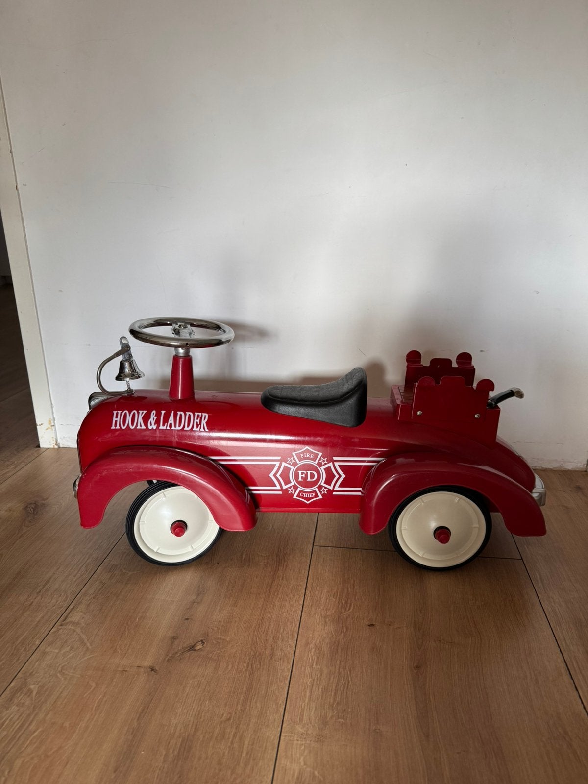 Goki - Loopauto - Brandweerwagen, Ophalen, Gebruikt, Overige merken