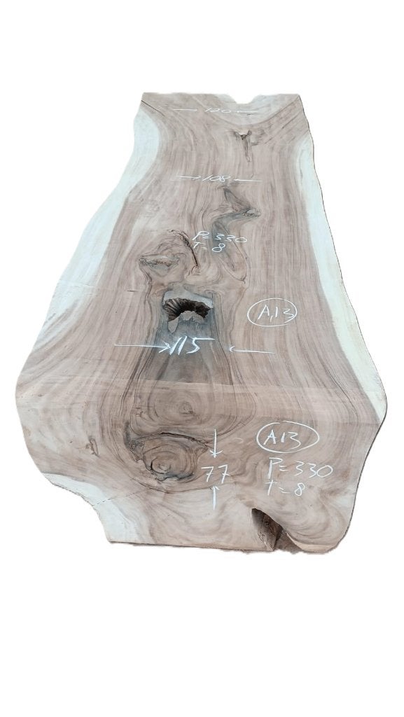 Watervaltafel suar 330 cm – 3,3 meter watervaltafel (A13), Overige houtsoorten, Ophalen of Verzenden, Rechthoekig, Nieuw