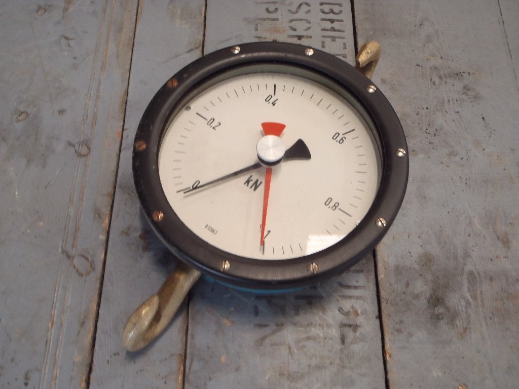 Dynamometer, draagvermogen 0 tot 102 kilo, Ophalen of Verzenden, Zo goed als nieuw, Handmatig