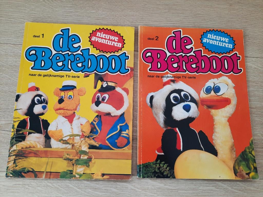 Twee oude boeken De Berenboot Bruna, Gelezen, Fictie algemeen, Ophalen of Verzenden, Voorleesboek