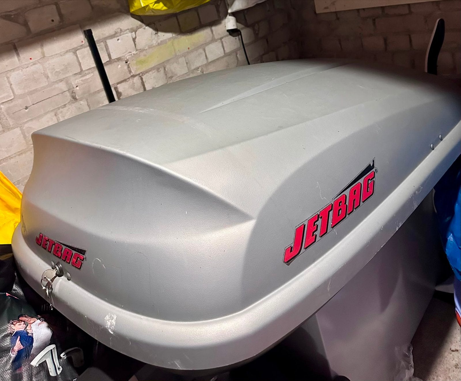 Jetbag dakkoffer met BMW dakdragers, Auto diversen, Dakkoffers, Gebruikt, Ophalen