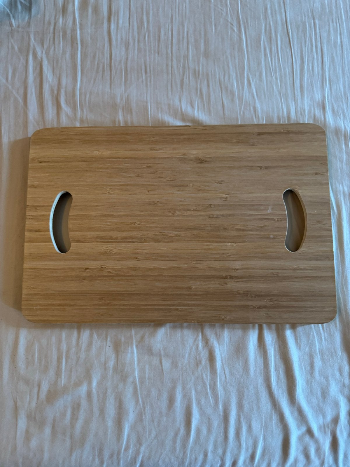 Ikea Bamboe Laptoptafel / Ontbijt op Bed Tafel, Ophalen of Verzenden, Zo goed als nieuw