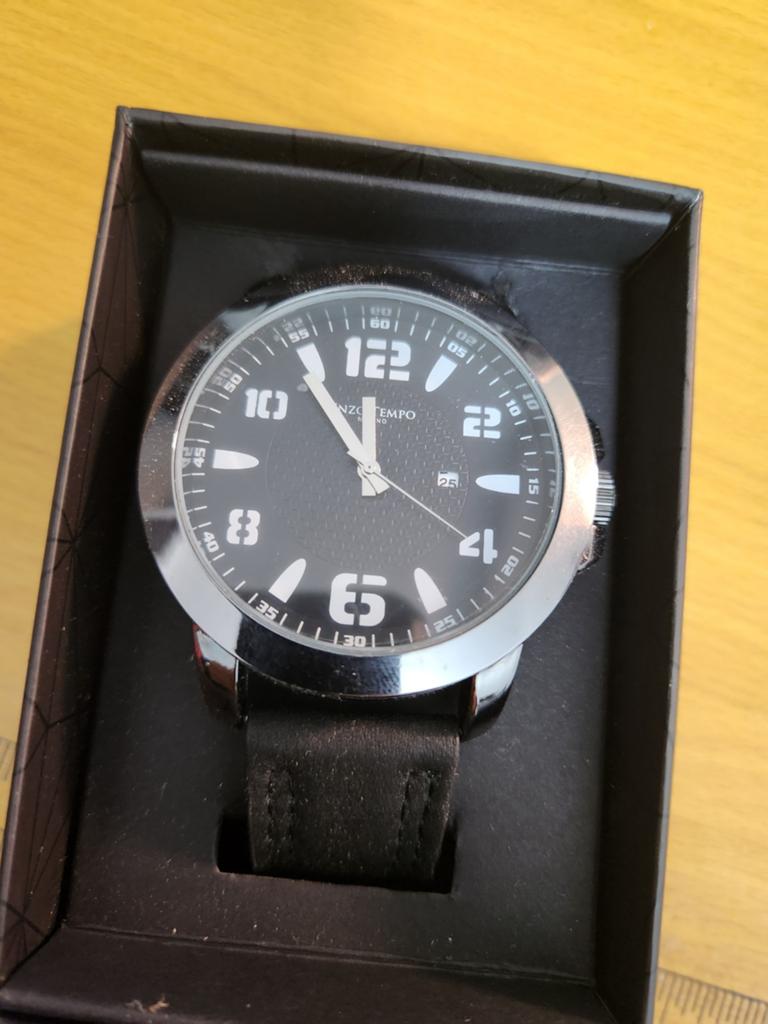 SUPERSTUNT Stijlvol Enzo Tempo Dames horloge, Overige merken, Leer, Staal, Polshorloge