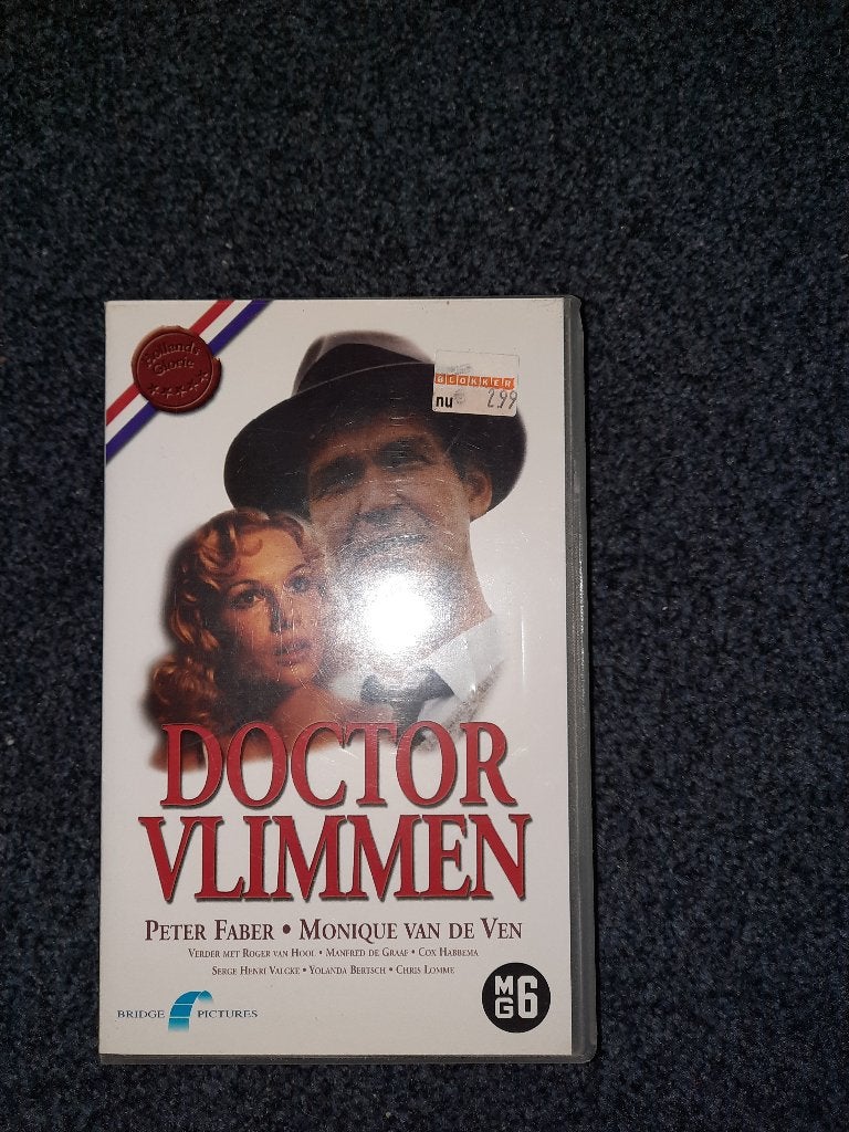 DOCTOR VLIMMEN! Nederlandse Speelfilm Klassieker Op VIDEO!, Alle leeftijden, Verzenden, Zo goed als nieuw, Nederlandstalig