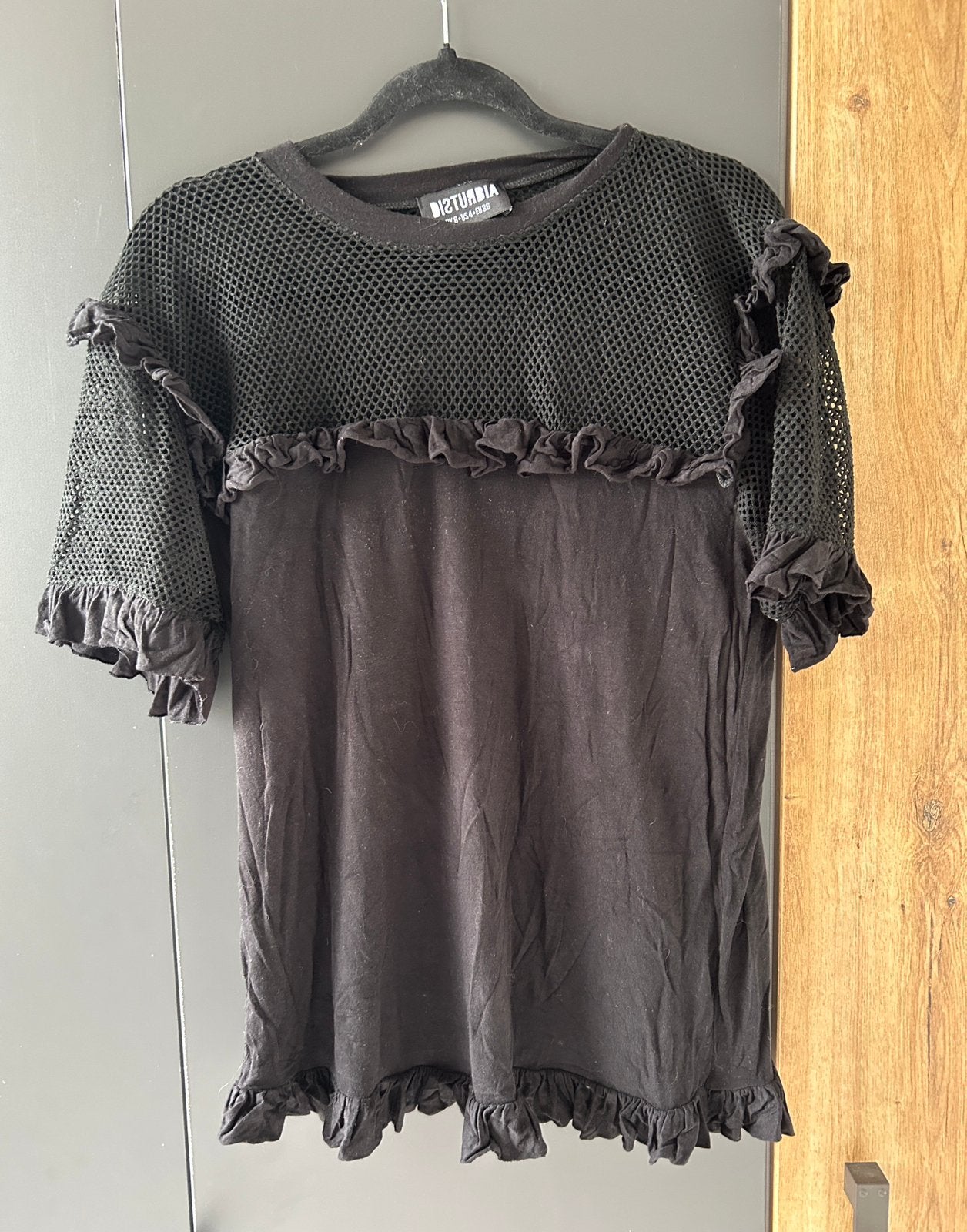 Disturbia top, Kleding | Dames, Maat 38/40 (M), Zwart, Ophalen of Verzenden, Zo goed als nieuw