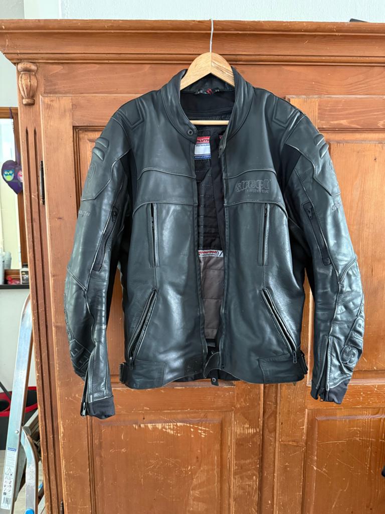 Streetfighter Evolution Leren Motorjas - Zwart, Motoren, Kleding | Motorkleding, Ophalen of Verzenden, Tweedehands, Heren, Jas | leer