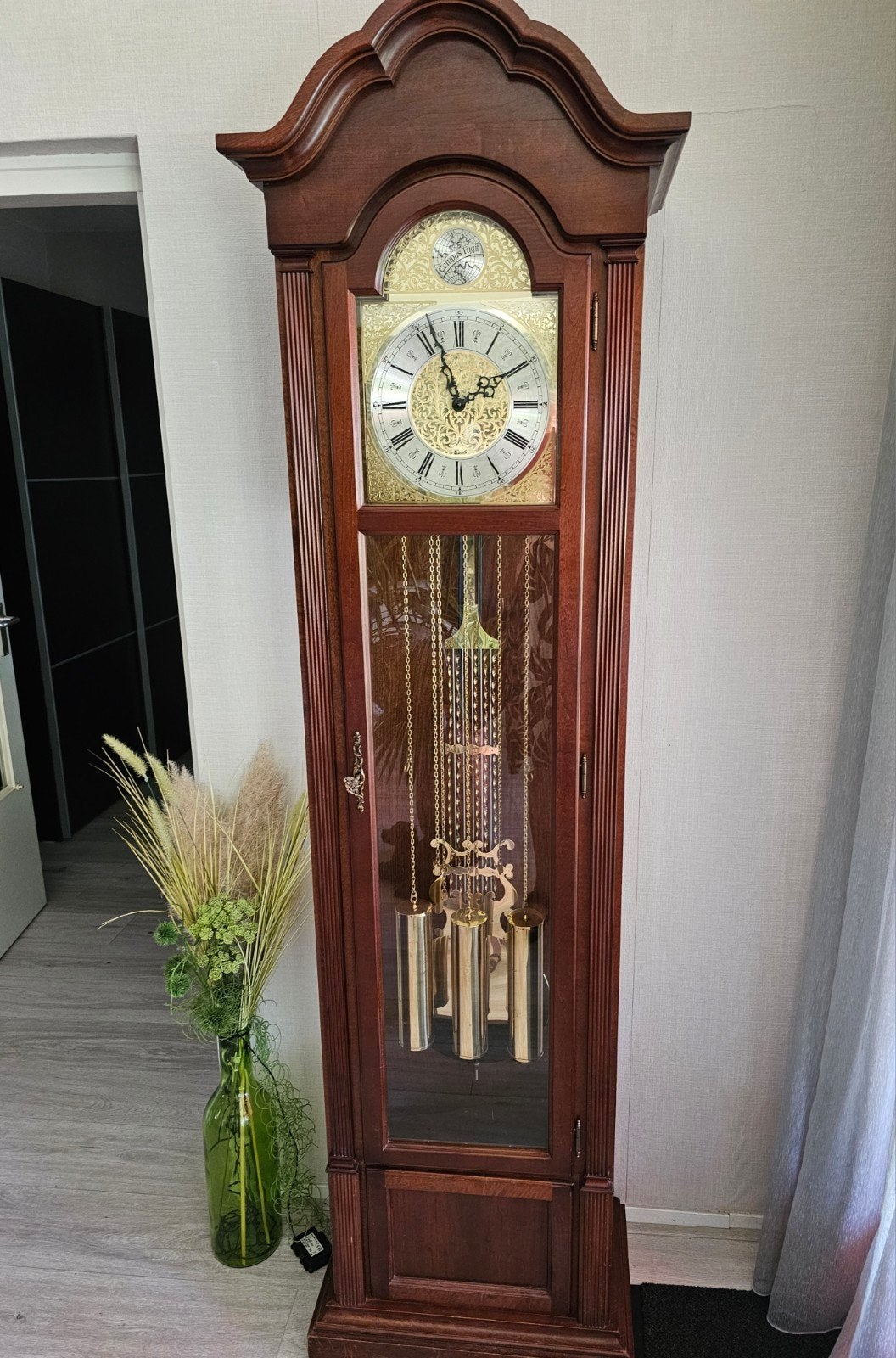 Te koop klassieke staande klok, Ophalen