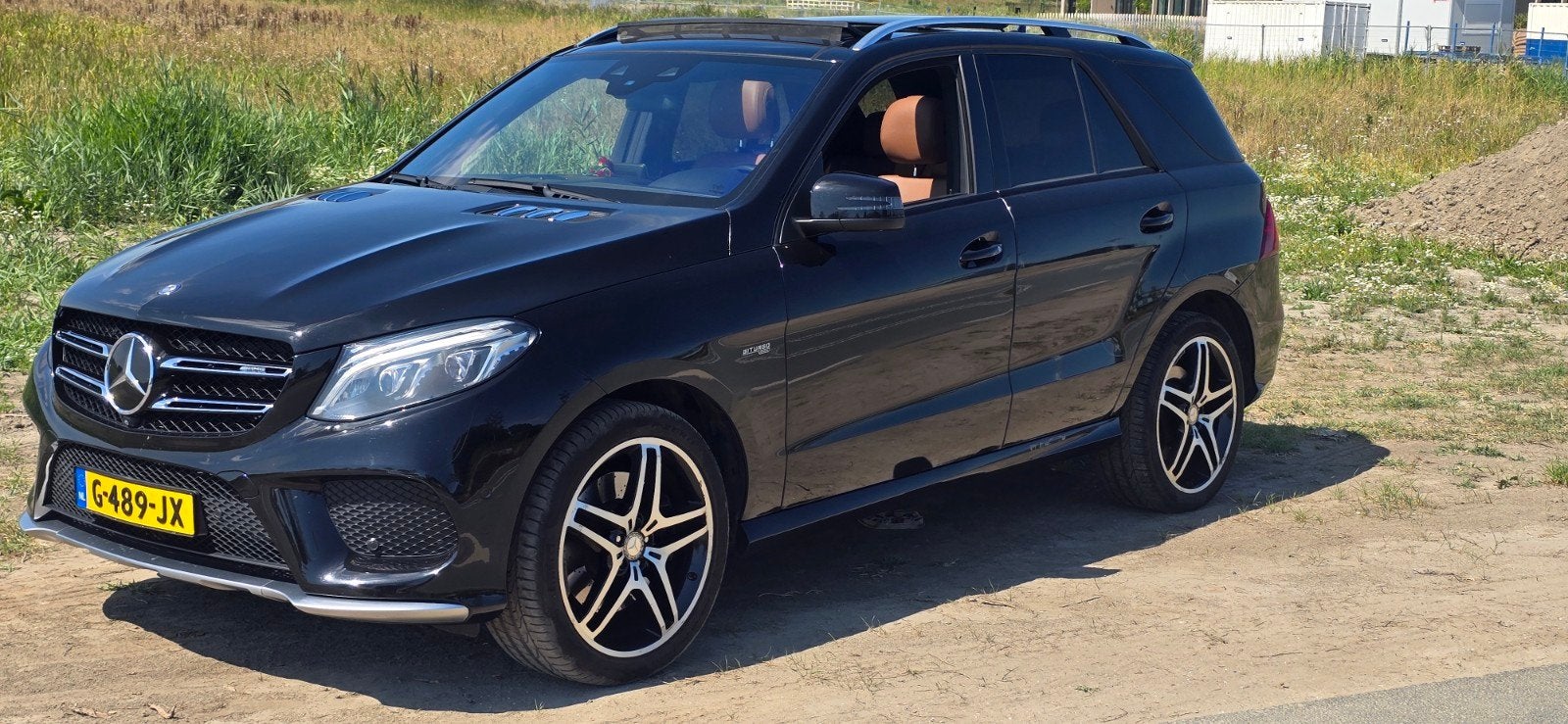 Mercedes-Benz GLE 3.0 Gle450 AMG 4M 2016 Zwart, Automaat, Euro 6, 367 pk, 138 €/maand