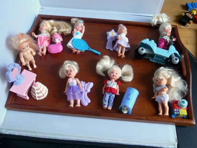 Mattel # diverse popjes en accecoires (ca.11-12 cm)foto's, Ophalen of Verzenden, Zo goed als nieuw, Barbie