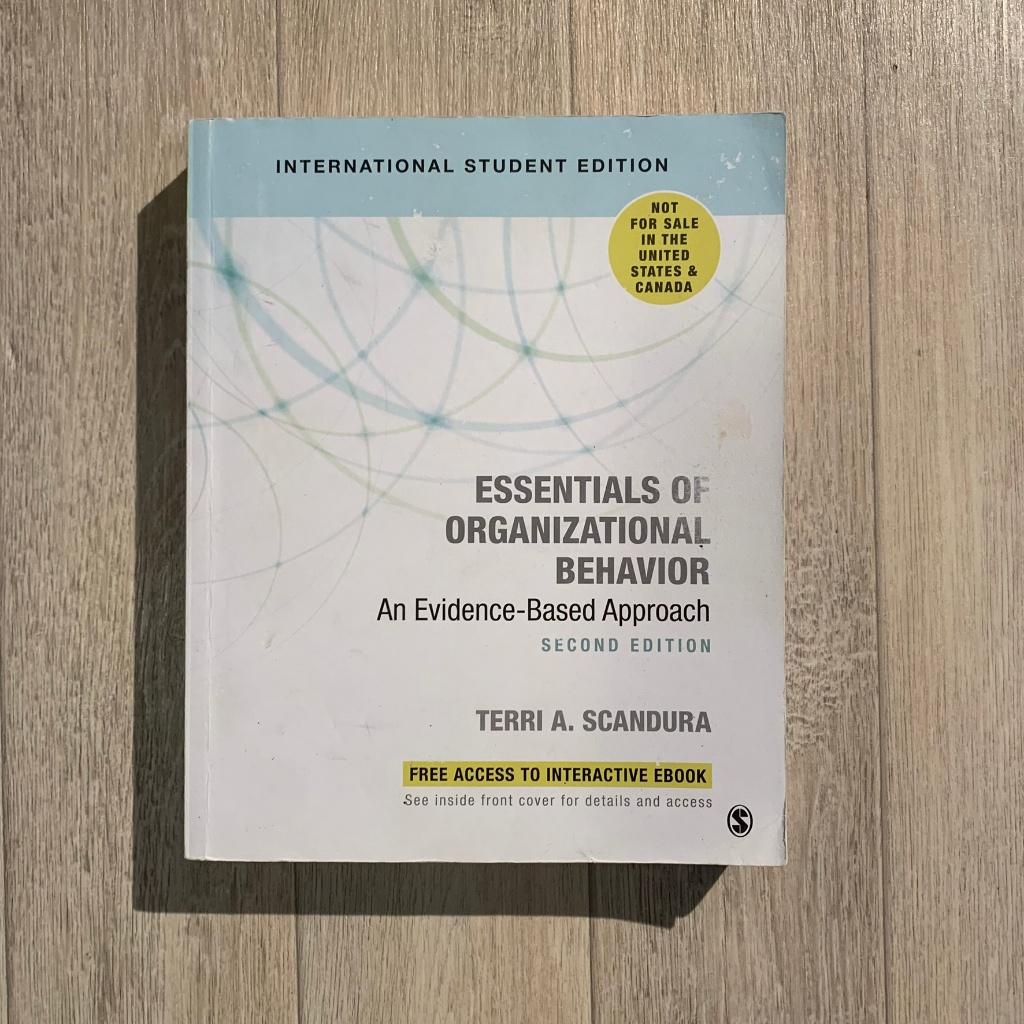 Essentials of Organizational Behavior – Terri A. Scandura, Gelezen, Ophalen of Verzenden, WO, Terri A. Scandura
