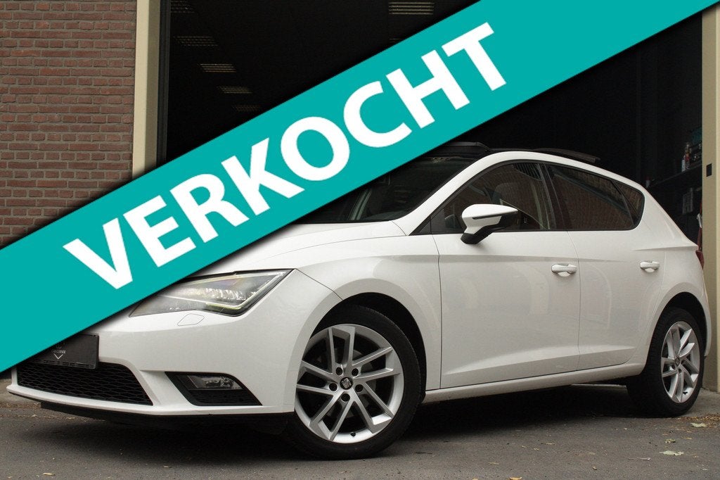Seat Leon 1.4 TSI 140PK |Panoramadak|FR Velgen|LED|Stoelverw, Voorwielaandrijving, Stof, Gebruikt, 4 cilinders
